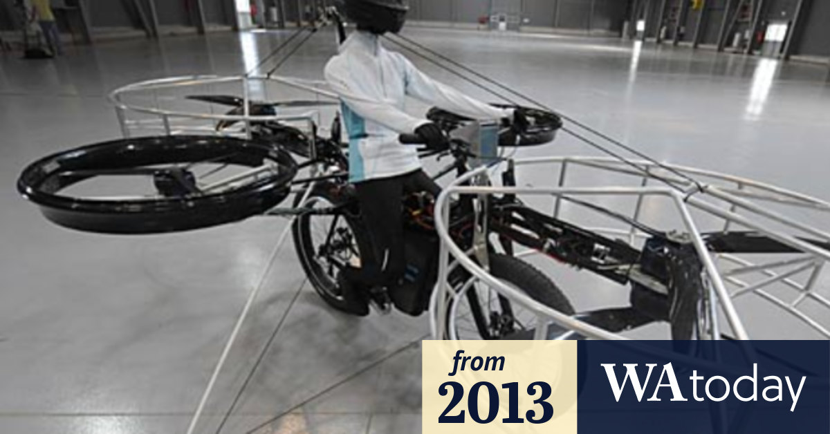 flying bicycle plane